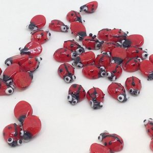 Ladybug:Glass:bead