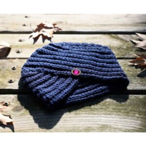 Cross Knitted Hat 2 1