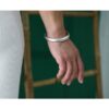 gorgeous plain silver bracelet