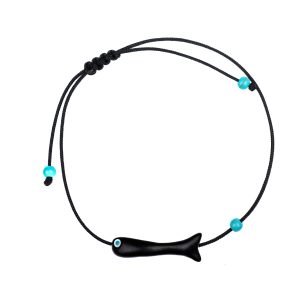 Black:Sardine:Bracelet:small