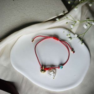 Μαρτης:Βραχιολι:καρδια:λευκη:1