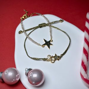 Gold:Crystal:combo:bracelet:1