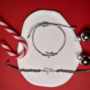 Grey:Crystal:combo:bracelet